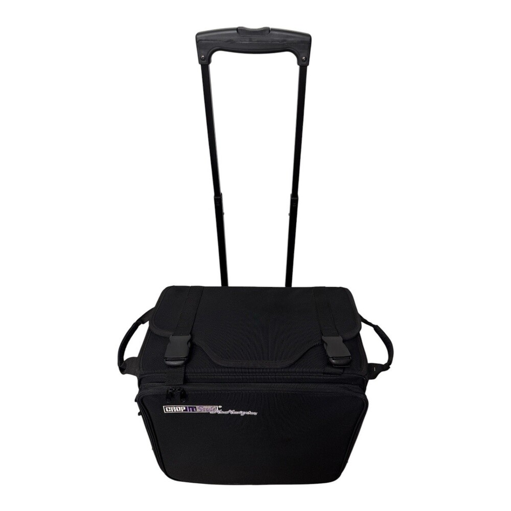 Crop In Style NaNavigator Black Scrapbooking Tote